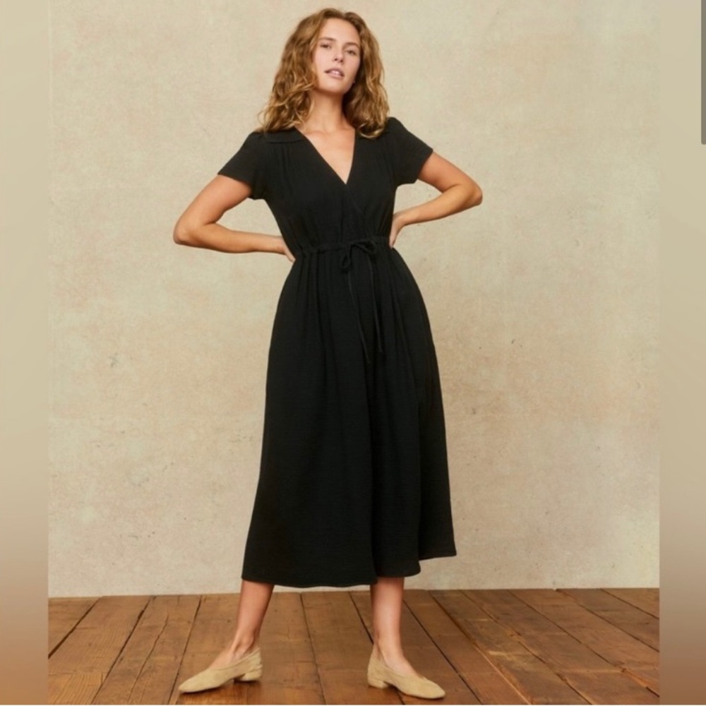 Christy Dawn The Dawn Black Midi Dress